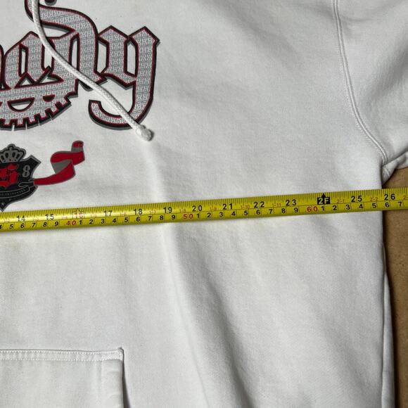 2000'S Shady LTD 2XL White Hoodie Pullover Crown Logo - Picture 5 of 9